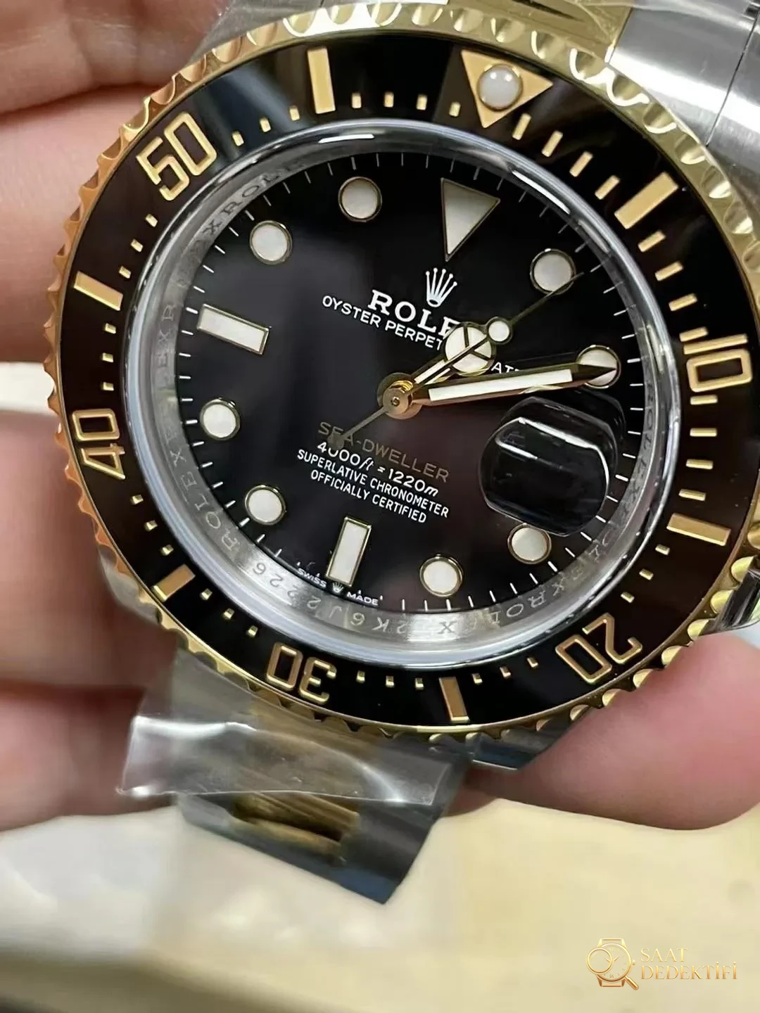 Rolex Sea-Dweller İki Renk Siyah Kadran