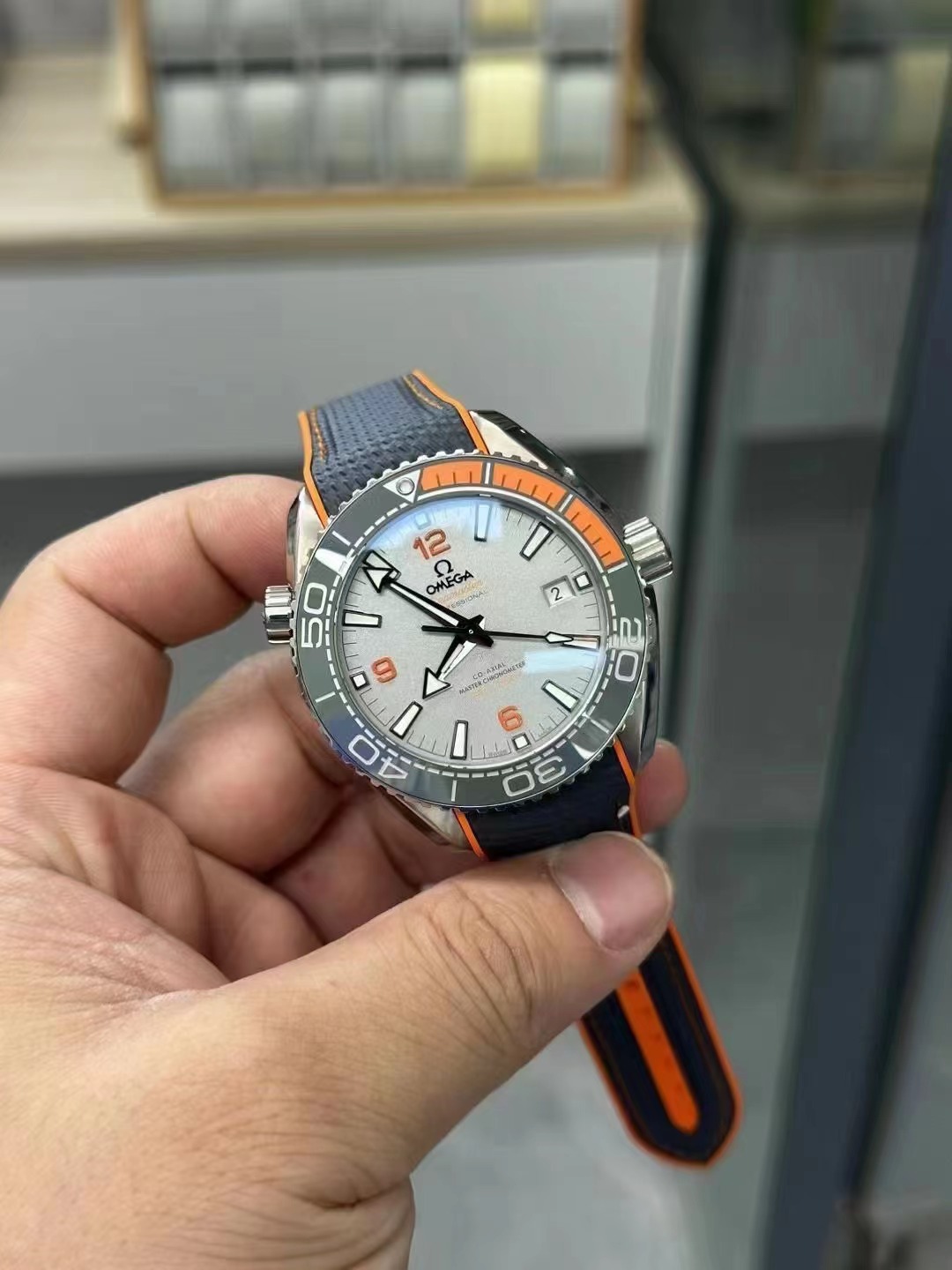 Omega Planet Ocean Gri Replika