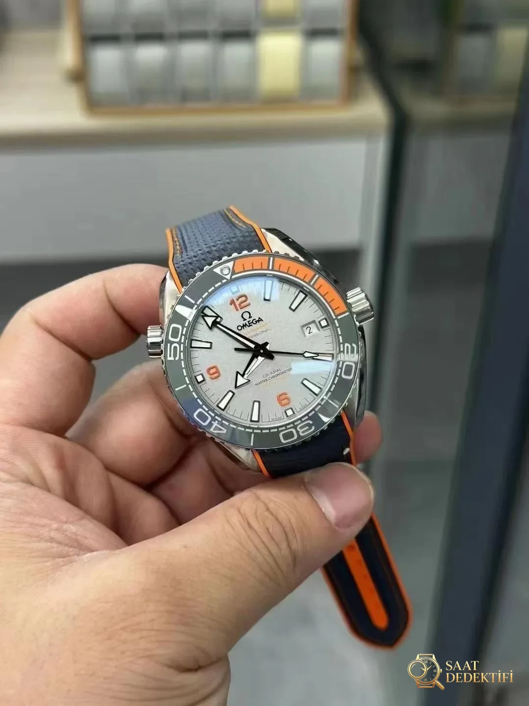 Omega Planet Ocean Gri Replika