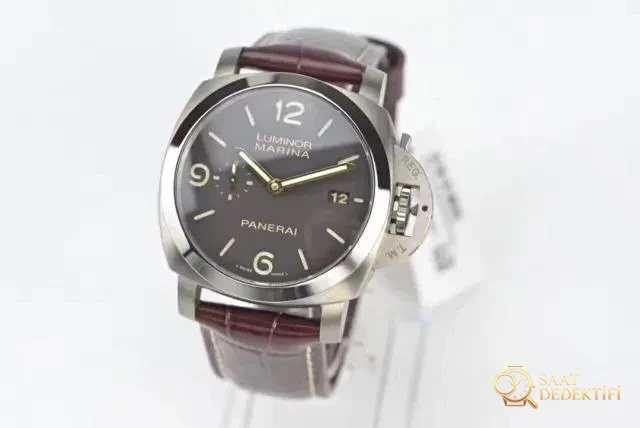 Leather, Luminor Marina, PAM 351, Panerai, Super Clone P.9000, Titanium, VS Factory