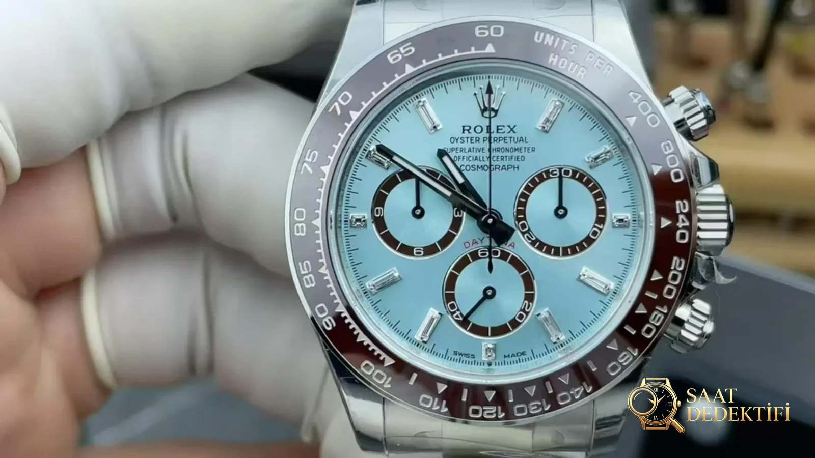 Rolex Daytona 126506 Buz Mavisi Kadran