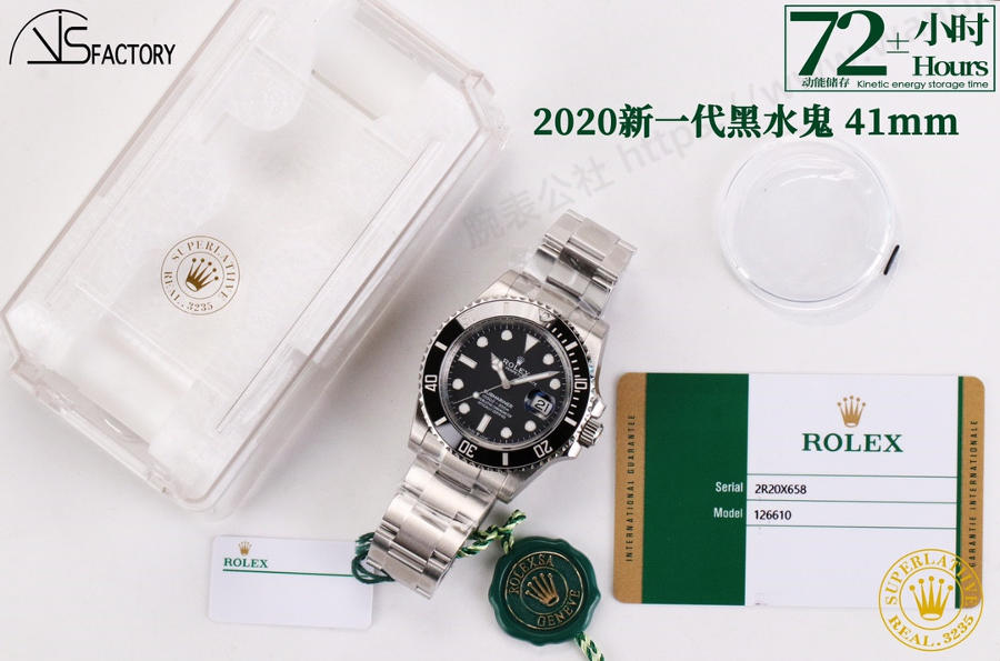 VS Factory Rolex 3235 mekanizmalı 41 mm Submariner serisi saat incelemesi — 2. fotoğraf
