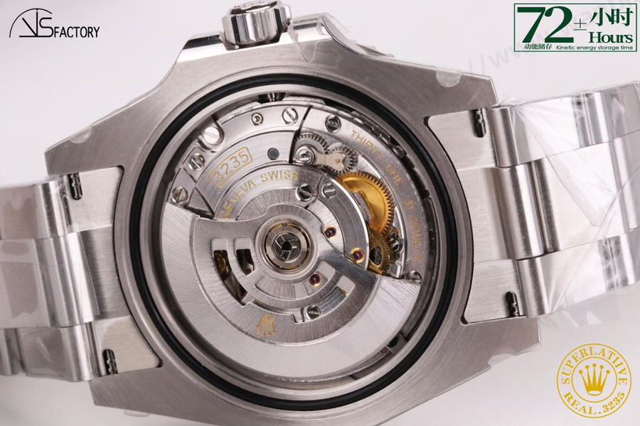 VS Factory Rolex 3235 mekanizmalı 41 mm Submariner serisi saat incelemesi — 7. fotoğraf