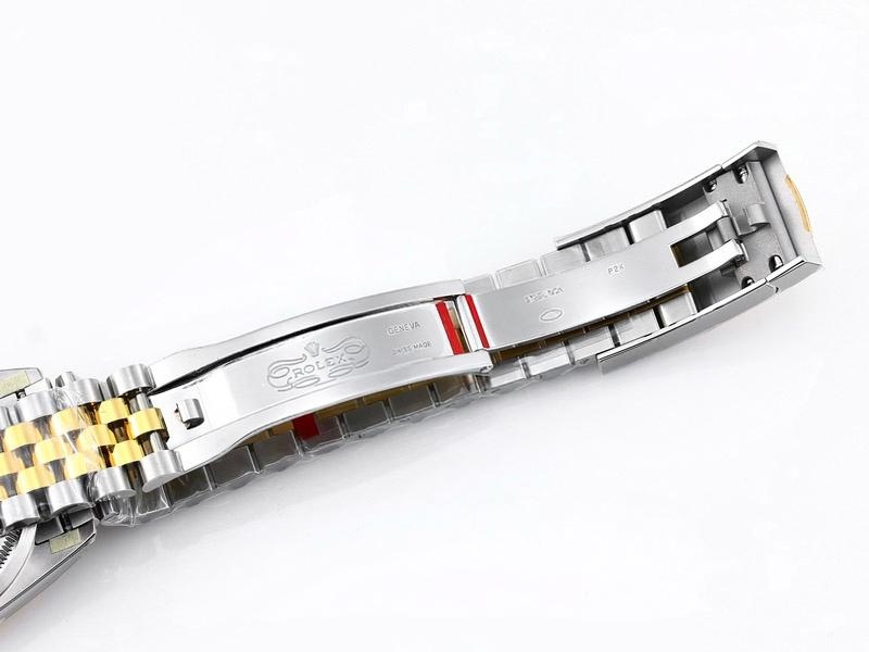 VS Factory Rolex 36 Datejust İki Renk Altın Gri Kadran Roma Rakamlı Replika Saat - VS Saat — 8. fotoğraf