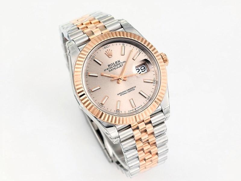VS Factory Rolex 36 Datejust Rose Gold Kadran Replika Kol Saati - VS Watch — 3. fotoğraf