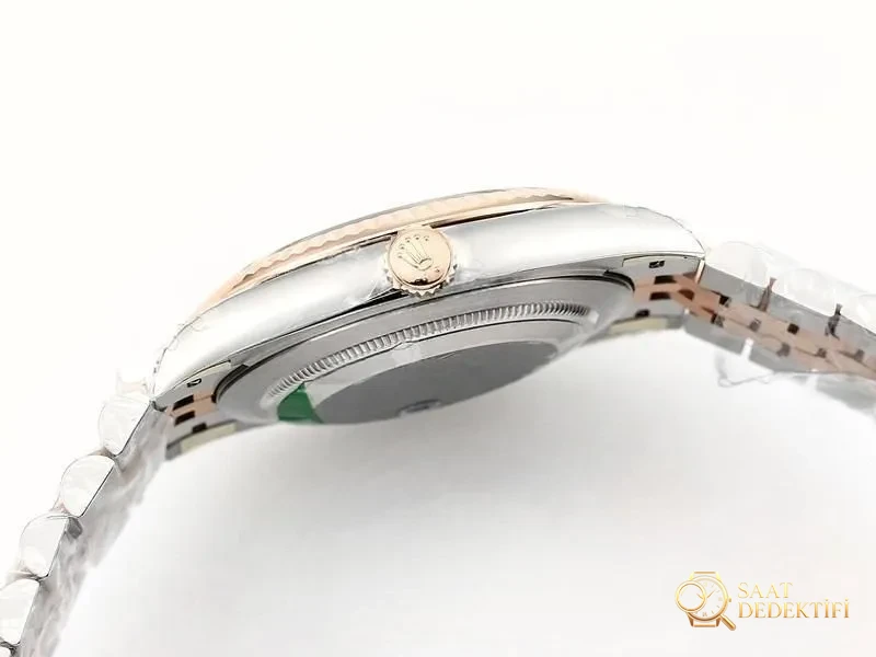 VS Factory Rolex 36 Datejust Rose Gold Kadran Replika Kol Saati - VS Watch - Bilezik, Toka ve Klips Mekanizması