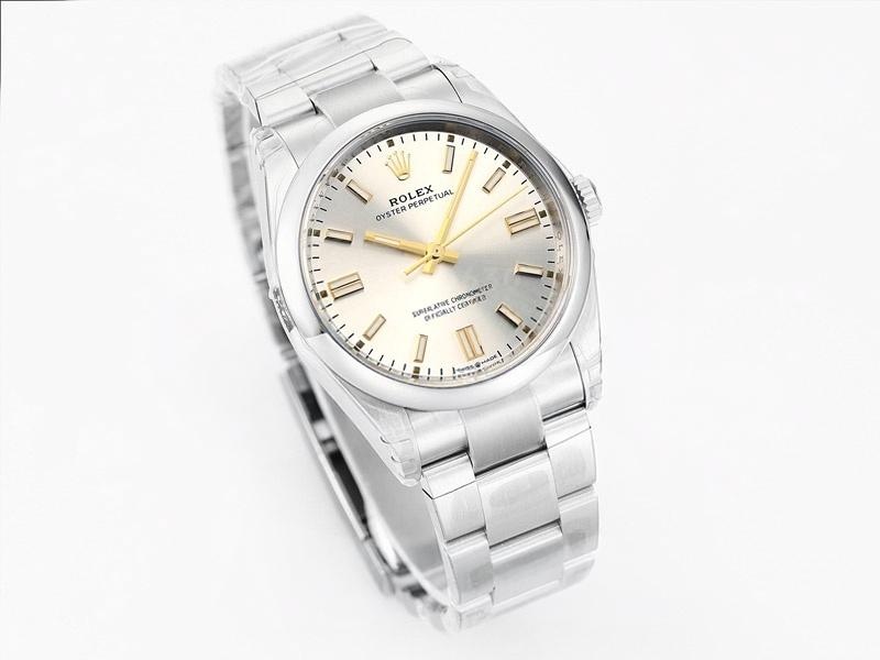 VS Factory Rolex 36 Oyster Perpetual altın akrepli replika kol saati - VS Saat — 3. fotoğraf