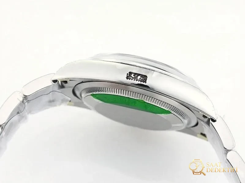VS Factory Rolex 36 Oyster Perpetual altın akrepli replika kol saati - VS Saat - Makro Kadran ve İndeks İşçiliği