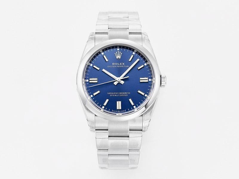 VS Factory Rolex 36 Oyster Perpetual Serisi Mavi Replika Kol Saati - VS Saat — 1. fotoğraf