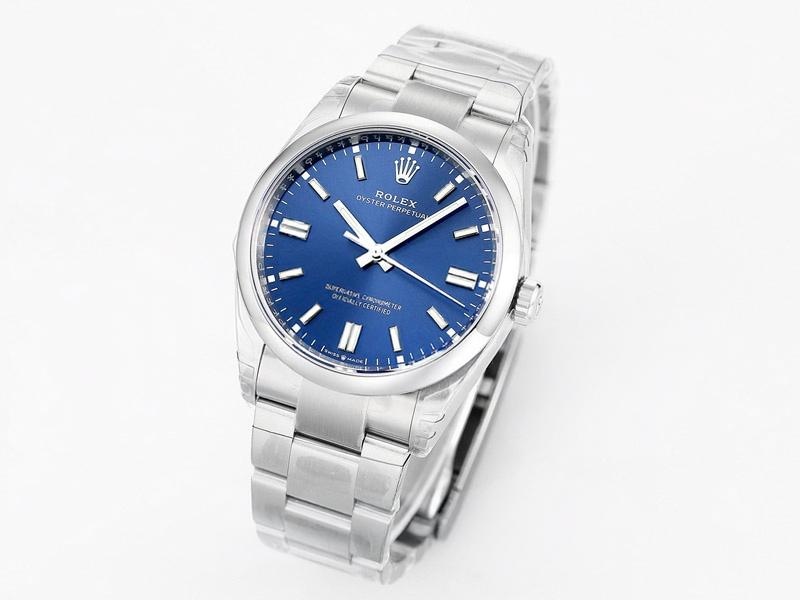 VS Factory Rolex 36 Oyster Perpetual Serisi Mavi Replika Kol Saati - VS Saat — 2. fotoğraf