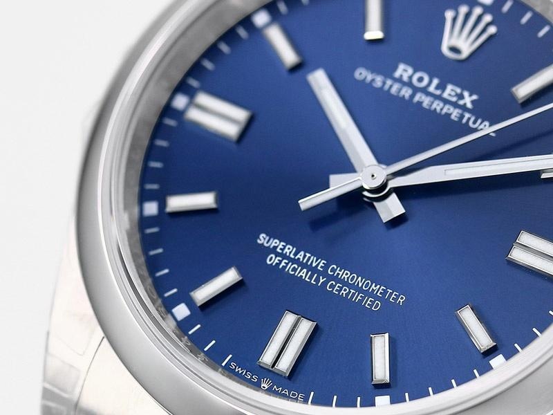VS Factory Rolex 36 Oyster Perpetual Serisi Mavi Replika Kol Saati - VS Saat — 4. fotoğraf