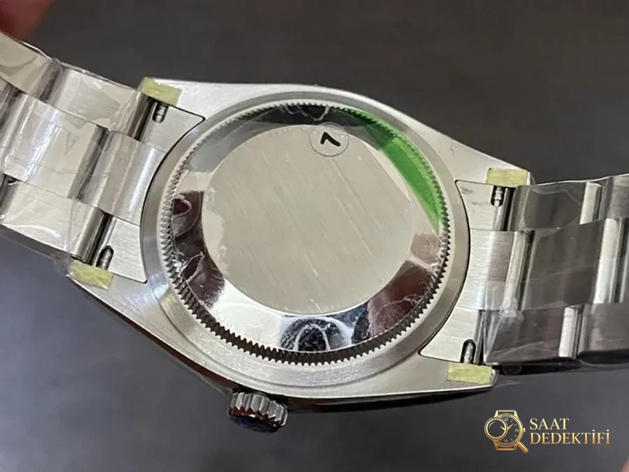 VS Factory Rolex 36 Oyster Perpetual Serisi Siyah Kadranlı Replika Kol Saati - VS Saat - Makro Kadran ve İndeks İşçiliği