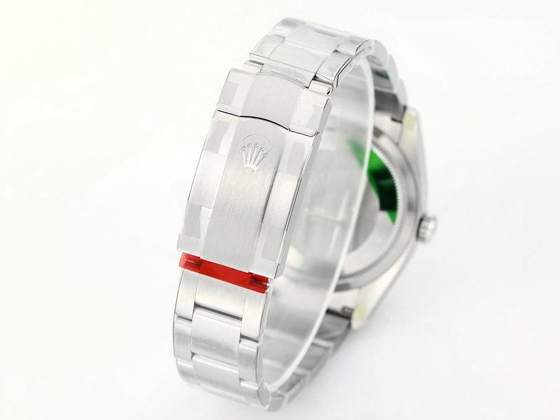 VS Factory Rolex 36 Oyster Perpetual Turuncu-Kırmızı Replika Kol Saati - VS Saat — 8. fotoğraf