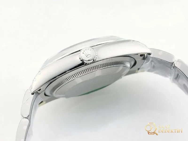 VS Factory Rolex 36 Oyster Perpetual Yeşil Kadran Replika Kol Saati-VS Saat - Bilezik, Toka ve Klips Mekanizması