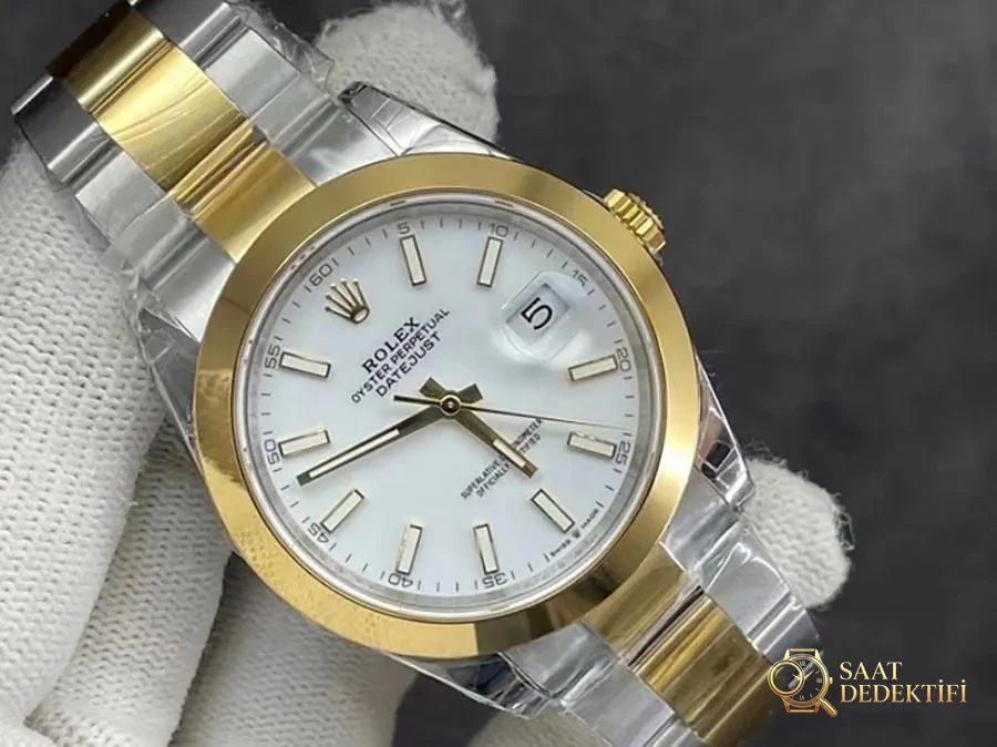 VS Factory Rolex 41 Datejust 126303-0015 Replika Kol Saati - VS Saat - Kasa Profili ve Kurma Kolu İncelemesi