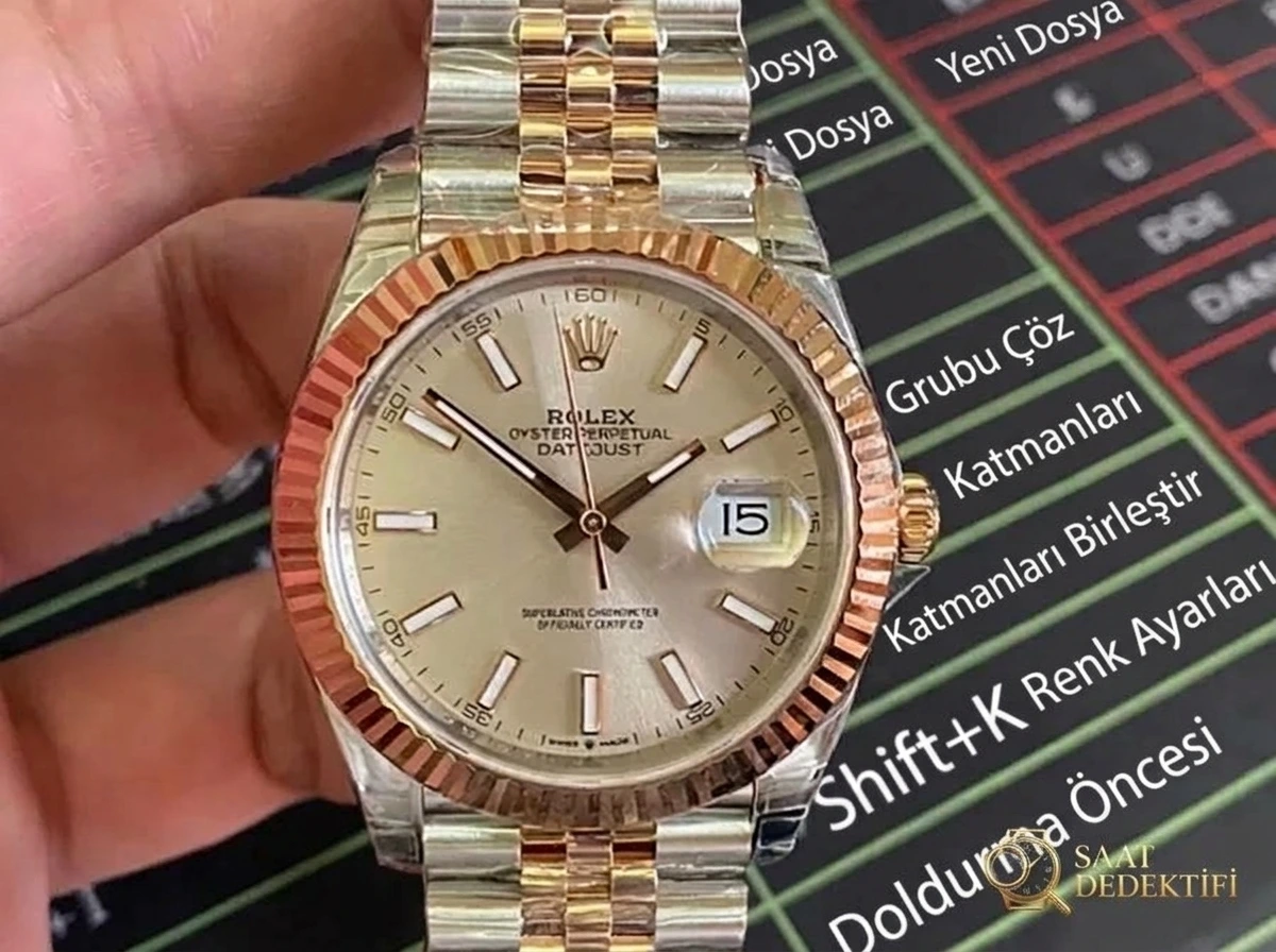 VS Factory Rolex 41 Datejust 126331-0010 Réplique de montre-bracelet - Montre VS - Détail du cadran et finition de la lunette