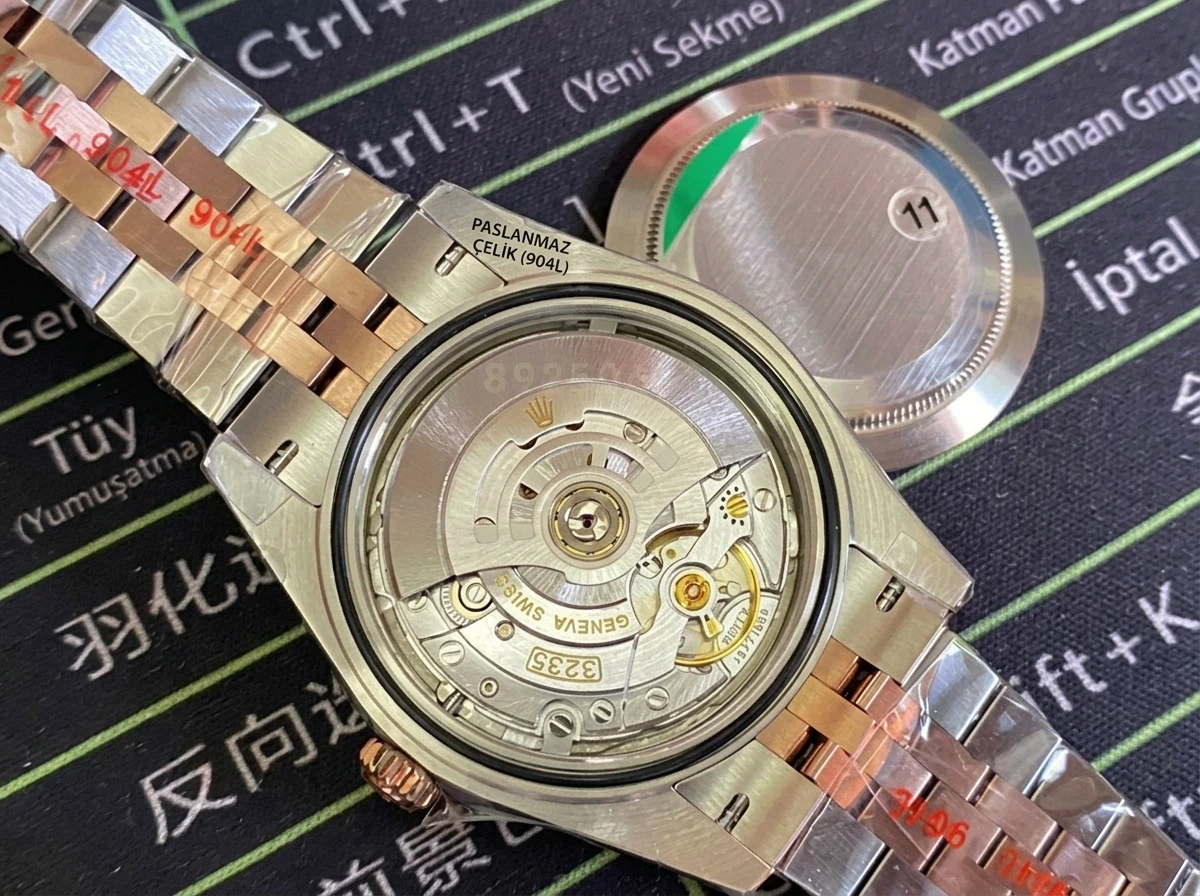 VS Factory Rolex 41 Datejust 126331-0010 Réplique de montre-bracelet - Montre VS - Position du poignet et proportion du boîtier