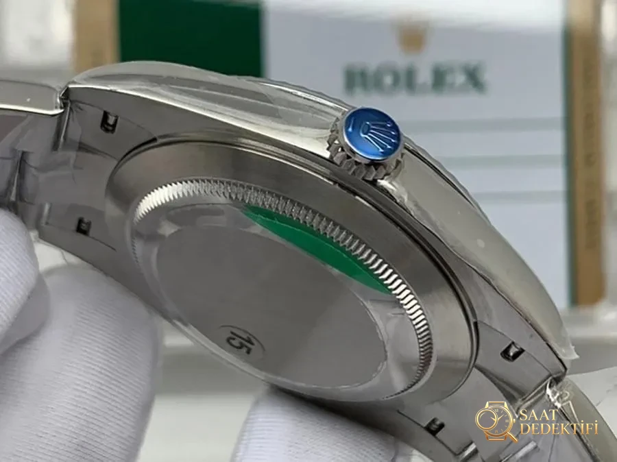 VS Factory Rolex 41 Datejust Gri Kadran Replika Saat - VS - Bilezik, Toka ve Klips Mekanizması
