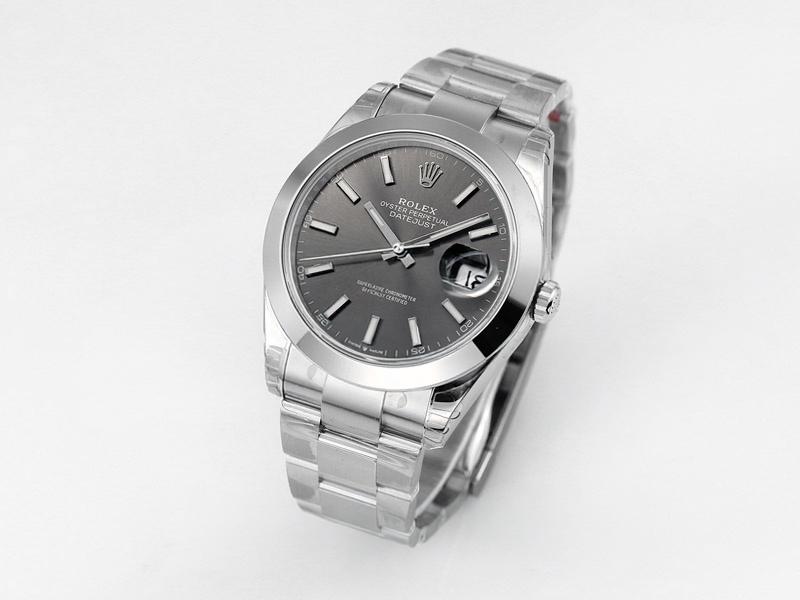 VS Factory Rolex 41 Datejust Işıklı Gri Kadran Replika Kol Saati - VS Saat — 2. fotoğraf