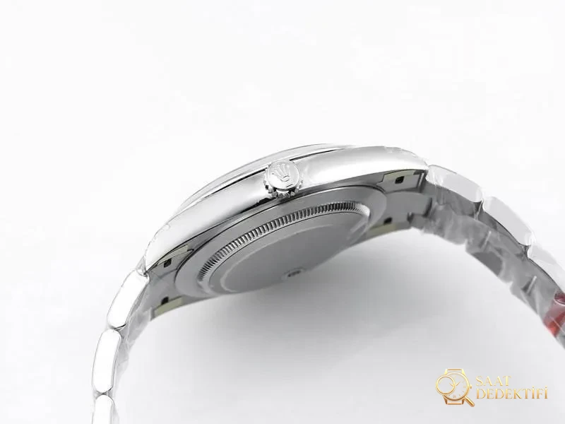 VS Factory Rolex 41 Datejust Işıklı Gri Kadran Replika Kol Saati - VS Saat - Bilezik, Toka ve Klips Mekanizması