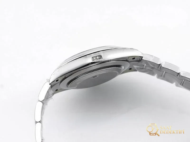VS Factory Rolex 41 Datejust Işıklı Gri Kadran Replika Kol Saati - VS Saat - Makro Kadran ve İndeks İşçiliği