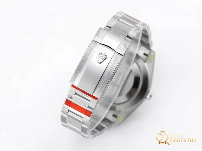 VS Factory Rolex 41 Datejust Işıklı Gri Kadran Replika Kol Saati - VS Saat - Fosfor ve Super-LumiNova Gece Görünümü
