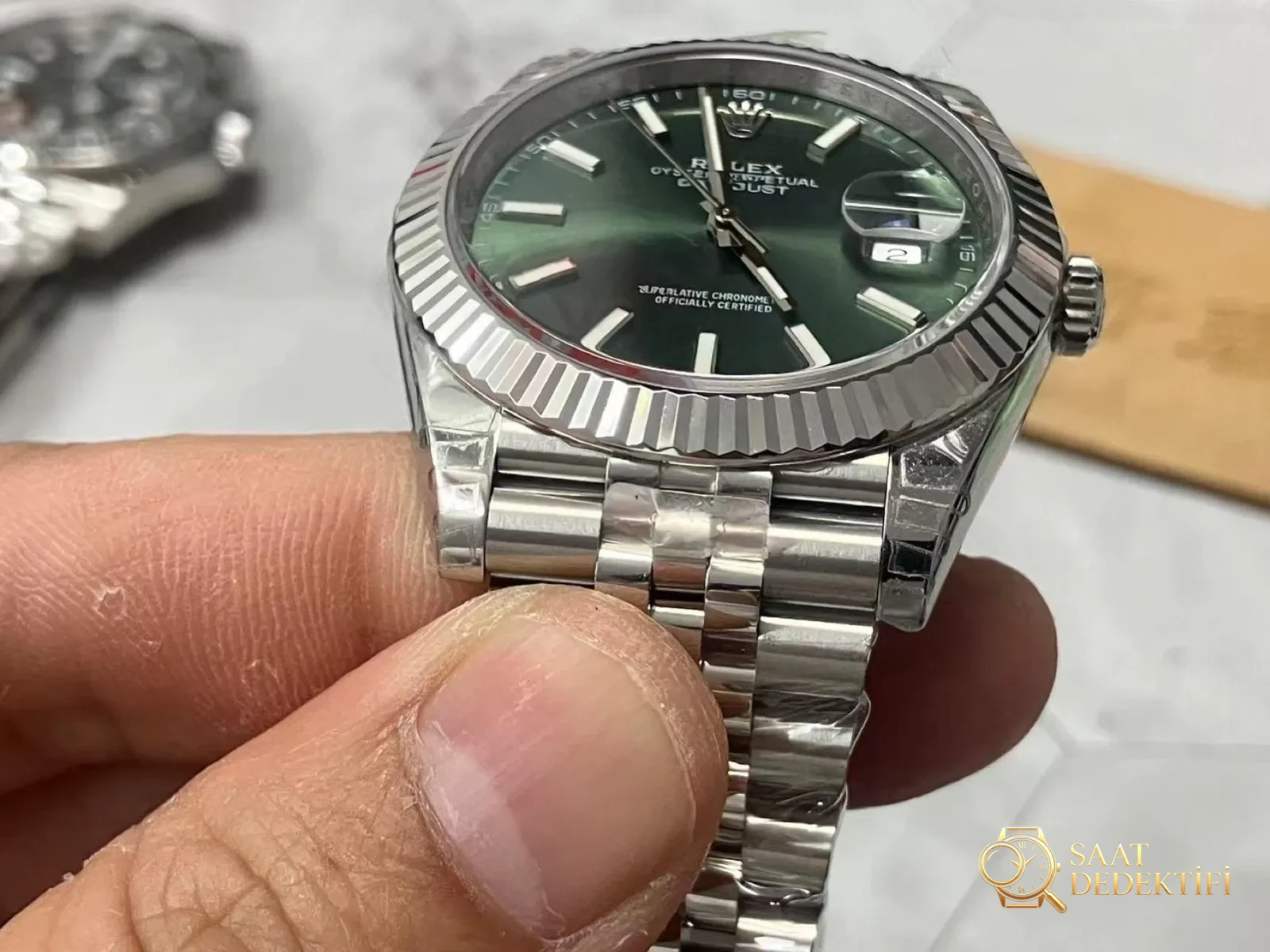 VS Factory Rolex 41 Datejust V2 nane yeşili renk, Dandong 3235 mekanizması — almaya değer mi? - Mekanizma Zemberek ve Balans Detayı