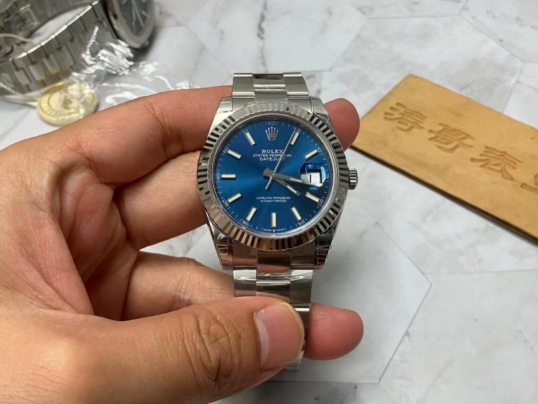 VS Factory Rolex 41 Datejust V2 Sürümü Güncellenen Beyaz Altın Tırtıklı Bezelin Kalitesi Nasıl? — 1. fotoğraf