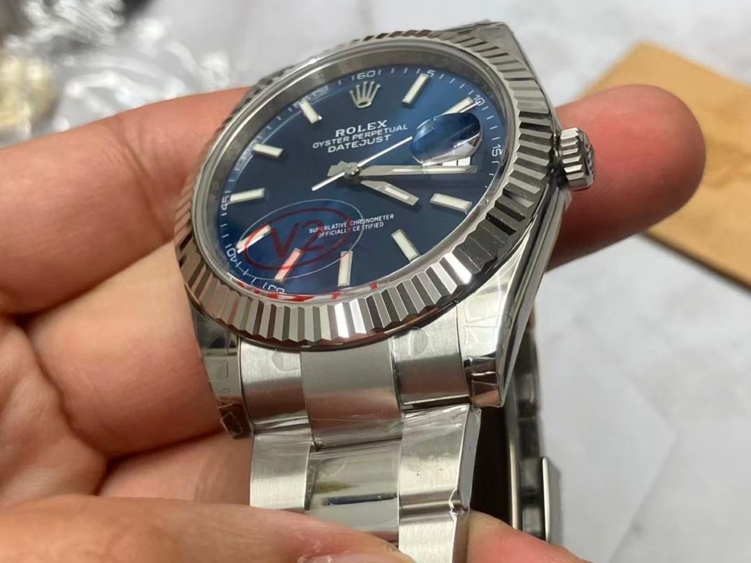 VS Factory Rolex 41 Datejust V2 Sürümü Güncellenen Beyaz Altın Tırtıklı Bezelin Kalitesi Nasıl? — 6. fotoğraf