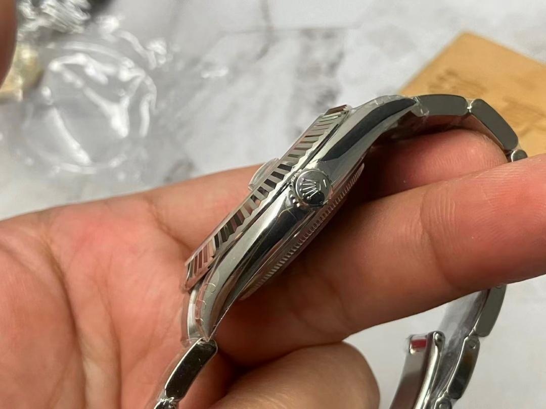 VS Factory Rolex 41 Datejust V2 Sürümü Güncellenen Beyaz Altın Tırtıklı Bezelin Kalitesi Nasıl? — 7. fotoğraf