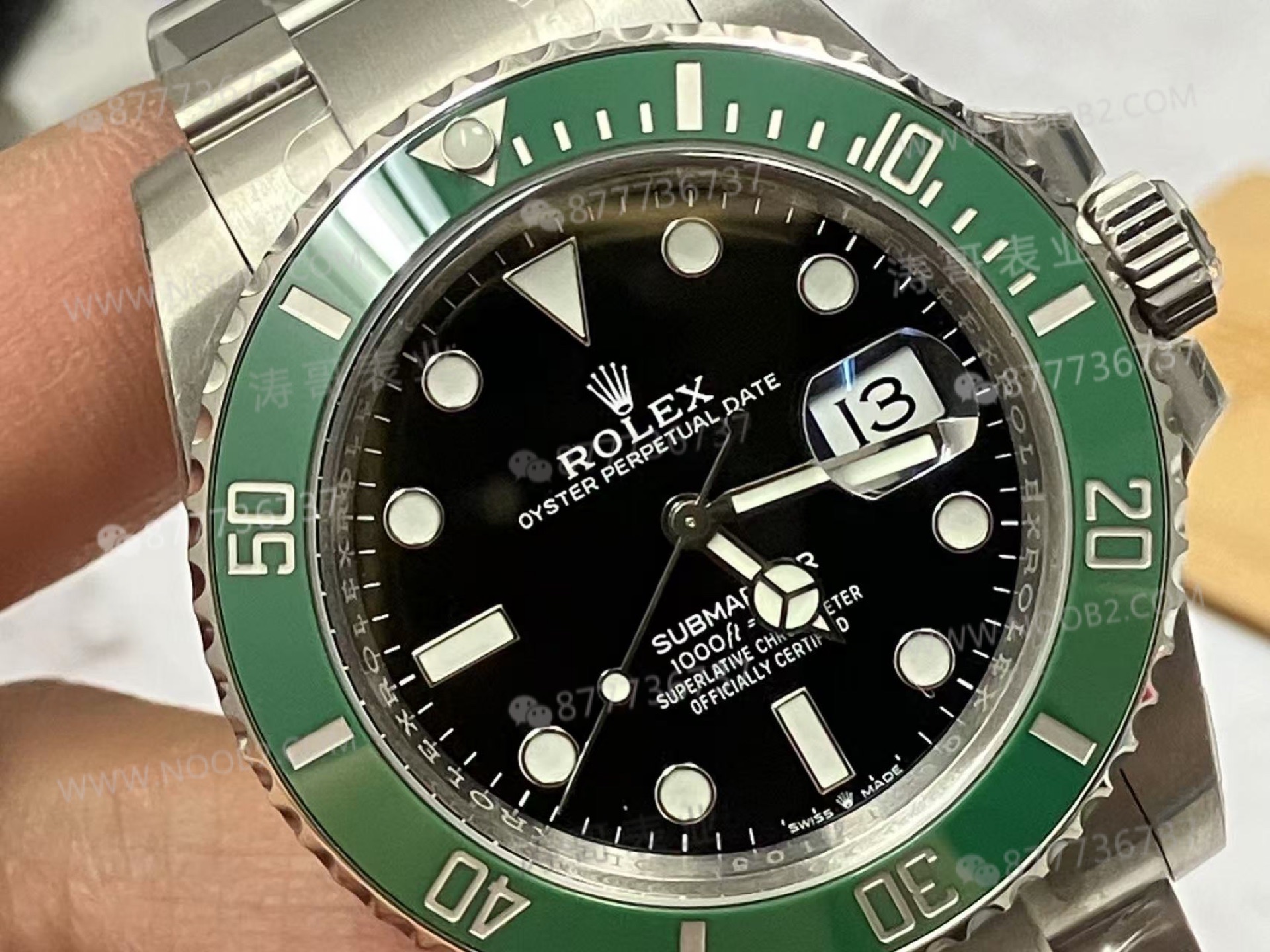 VS Factory Rolex 41 yeşil su hayaleti, Dandong 3235 mekanizmasıyla en iyi versiyon mu? — 5. fotoğraf