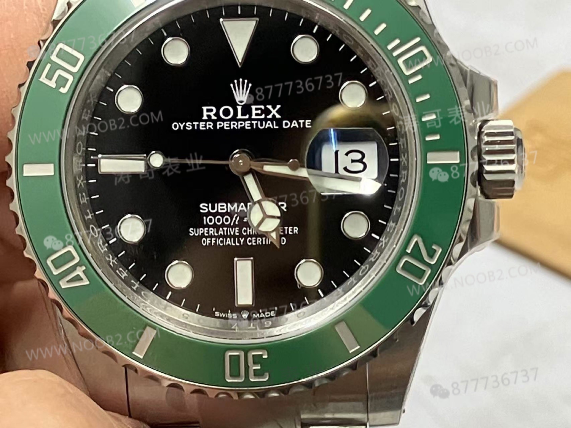 VS Factory Rolex 41 yeşil su hayaleti, Dandong 3235 mekanizmasıyla en iyi versiyon mu? — 6. fotoğraf