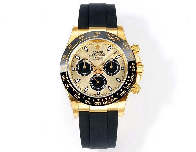 VS Factory Rolex 4130 versiyonu Daytona siyah kadran gravür modeli replika saat - VS saat — 1. fotoğraf
