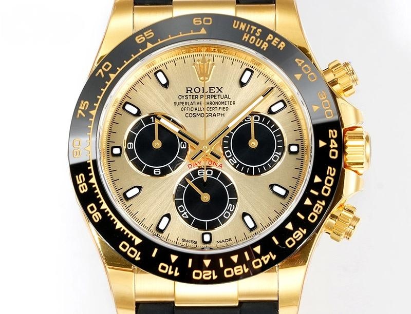 VS Factory Rolex 4130 versiyonu Daytona siyah kadran gravür modeli replika saat - VS saat — 2. fotoğraf