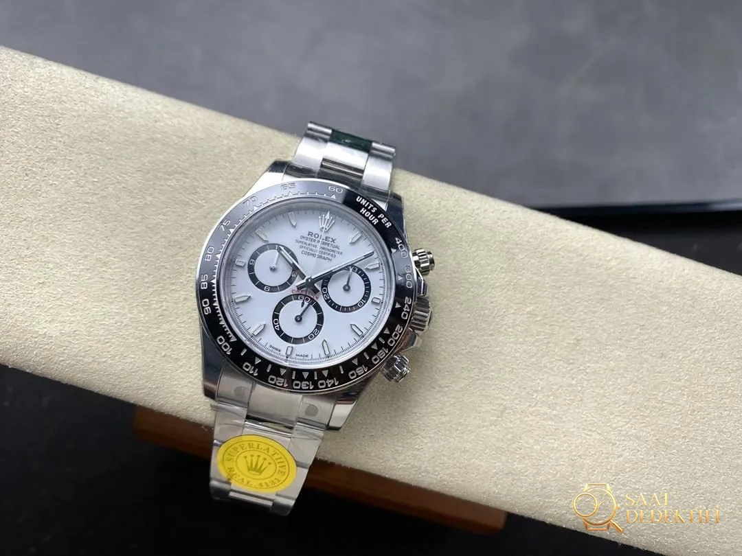 VS Factory Rolex 4131 Daytona (Panda Daytona) işçiliği nasıl? - Kadran Detayı ve Bezel İşçiliği