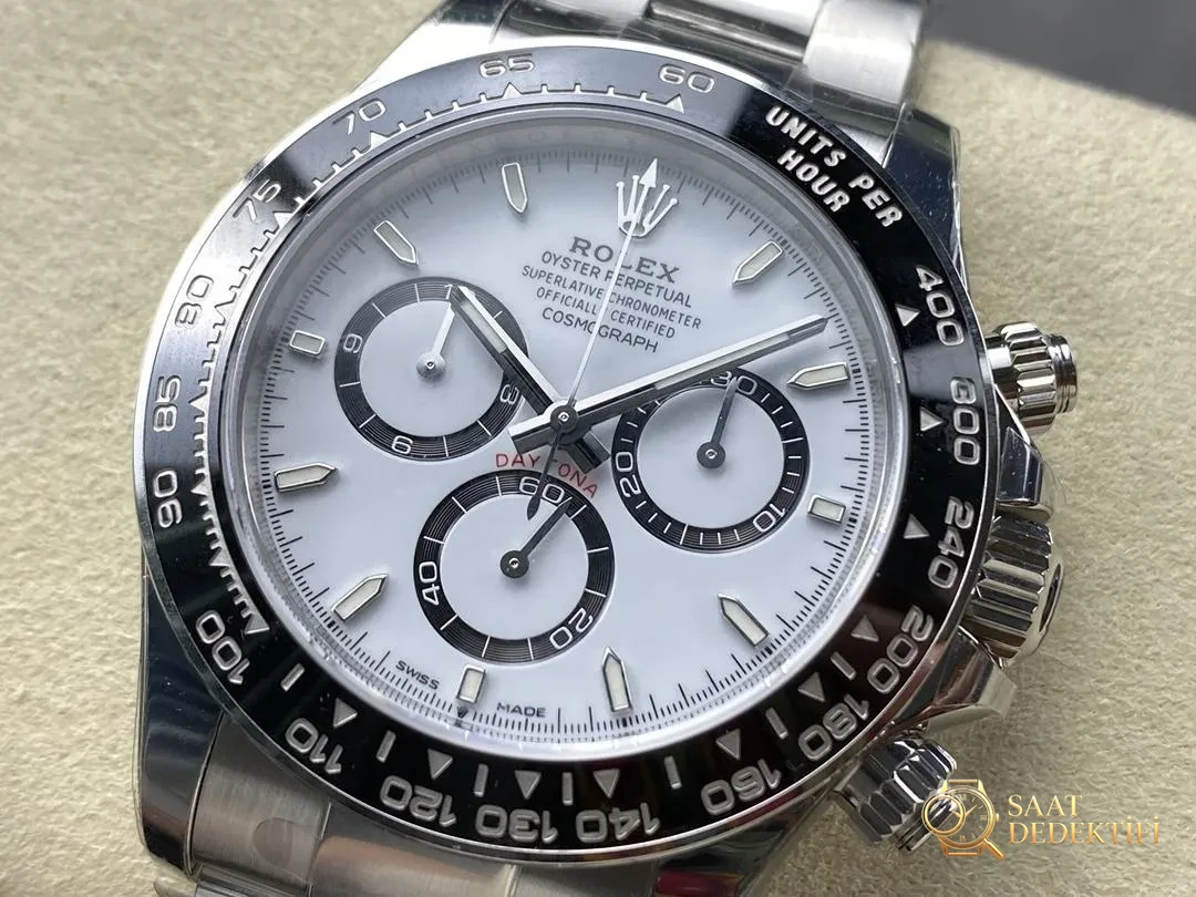 VS Factory Rolex 4131 Daytona (Panda Daytona) işçiliği nasıl? - Klips Kilidi ve Lazer Damgalar