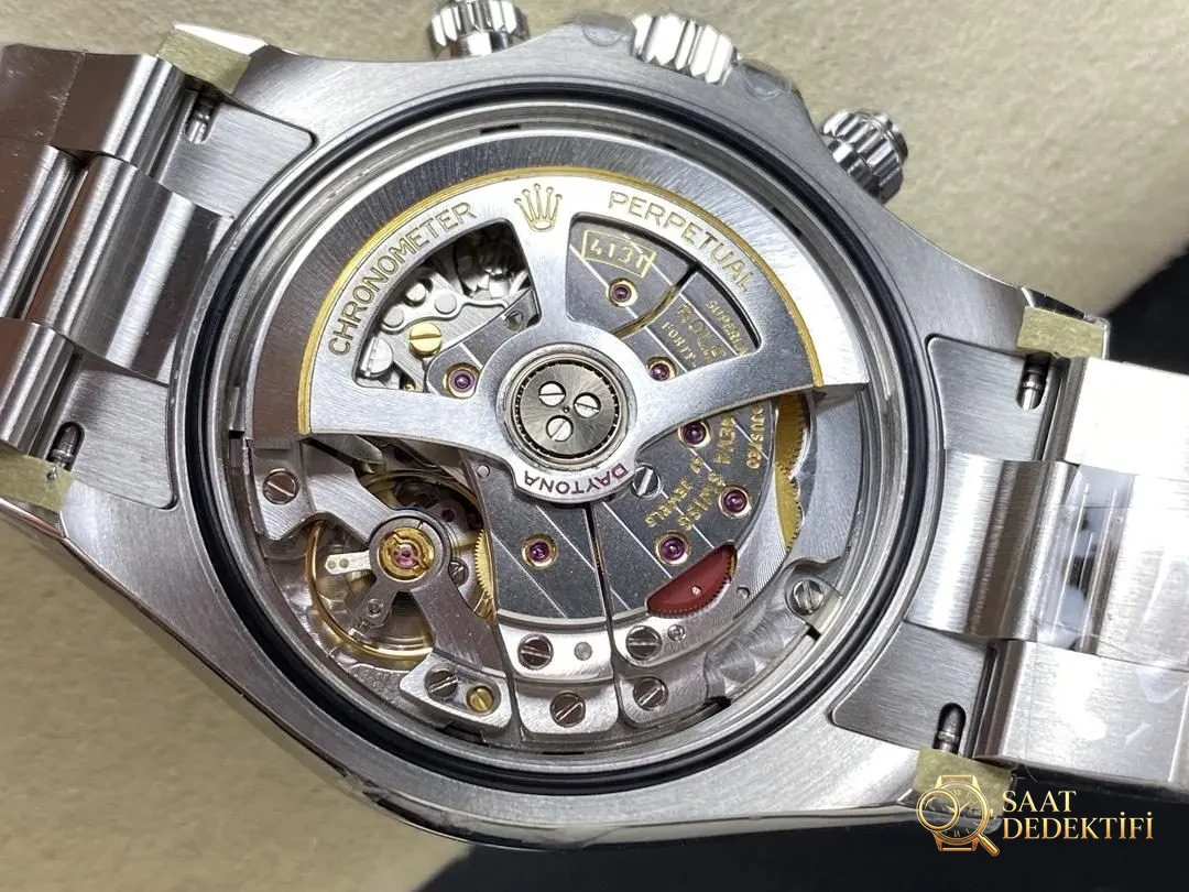 VS Factory Rolex 4131 Daytona (Panda Daytona) işçiliği nasıl? - Tepe Koruması ve Ayar Fonksiyonu