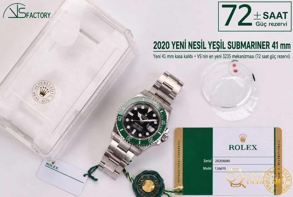 Rolex Submariner VS Factory İncelemesi - Ön Görünüm ve Kasa Tasarımı