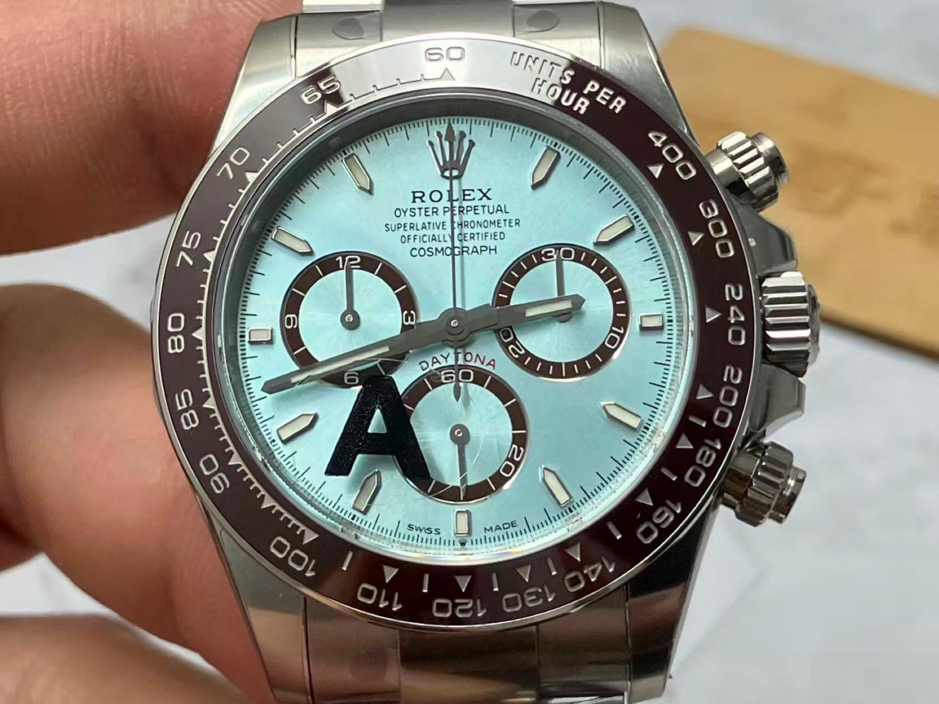 VS Factory Rolex ağırlık dengeli Buzul Mavisi Daytona: Dandong 4131 mekanizmasına yükseltildi, 177 grama çıktı, elde tam oturuyor, detaylar yerli yerinde — 5. fotoğraf