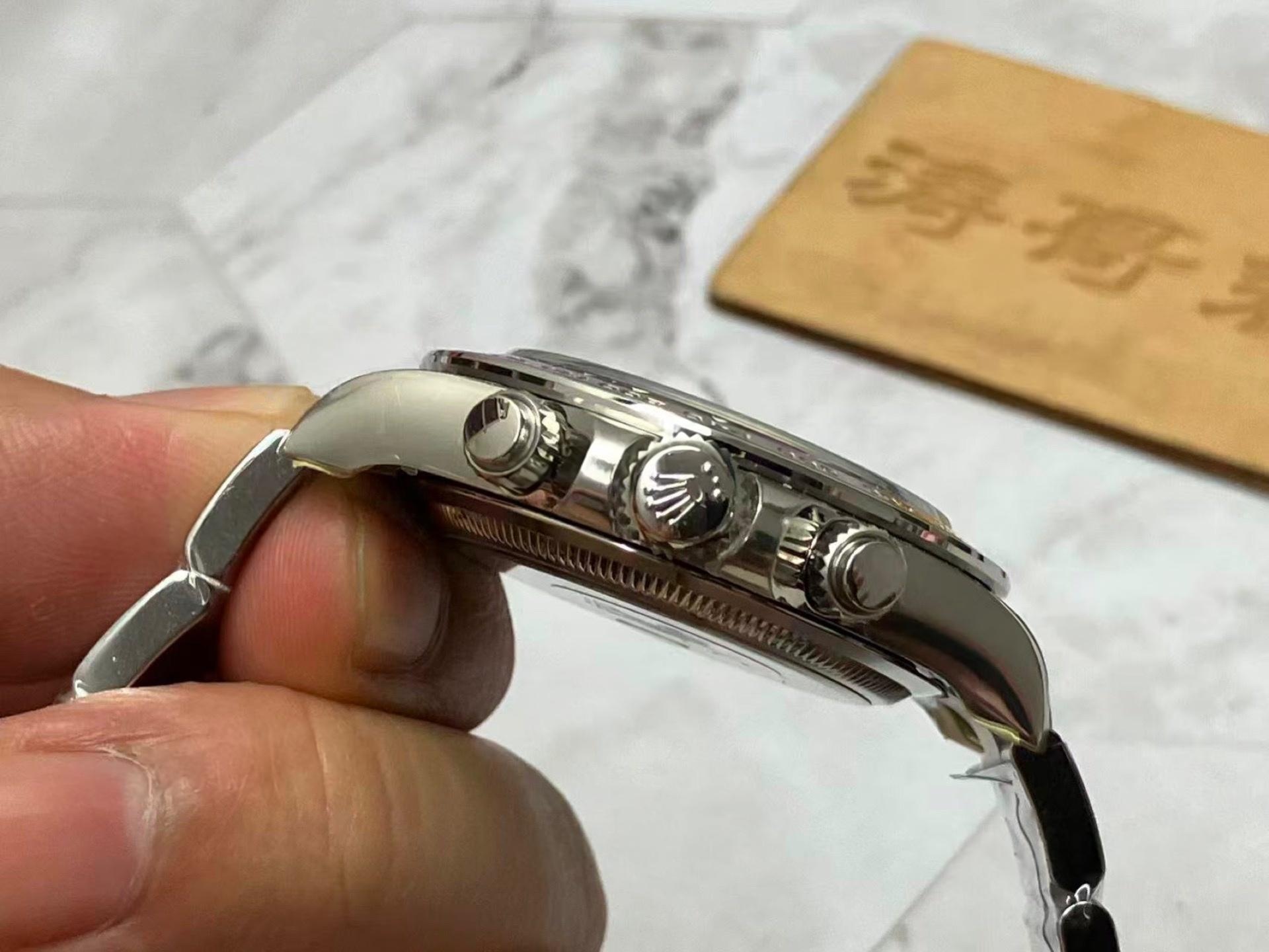 VS Factory Rolex ağırlık dengeli Buzul Mavisi Daytona: Dandong 4131 mekanizmasına yükseltildi, 177 grama çıktı, elde tam oturuyor, detaylar yerli yerinde — 7. fotoğraf
