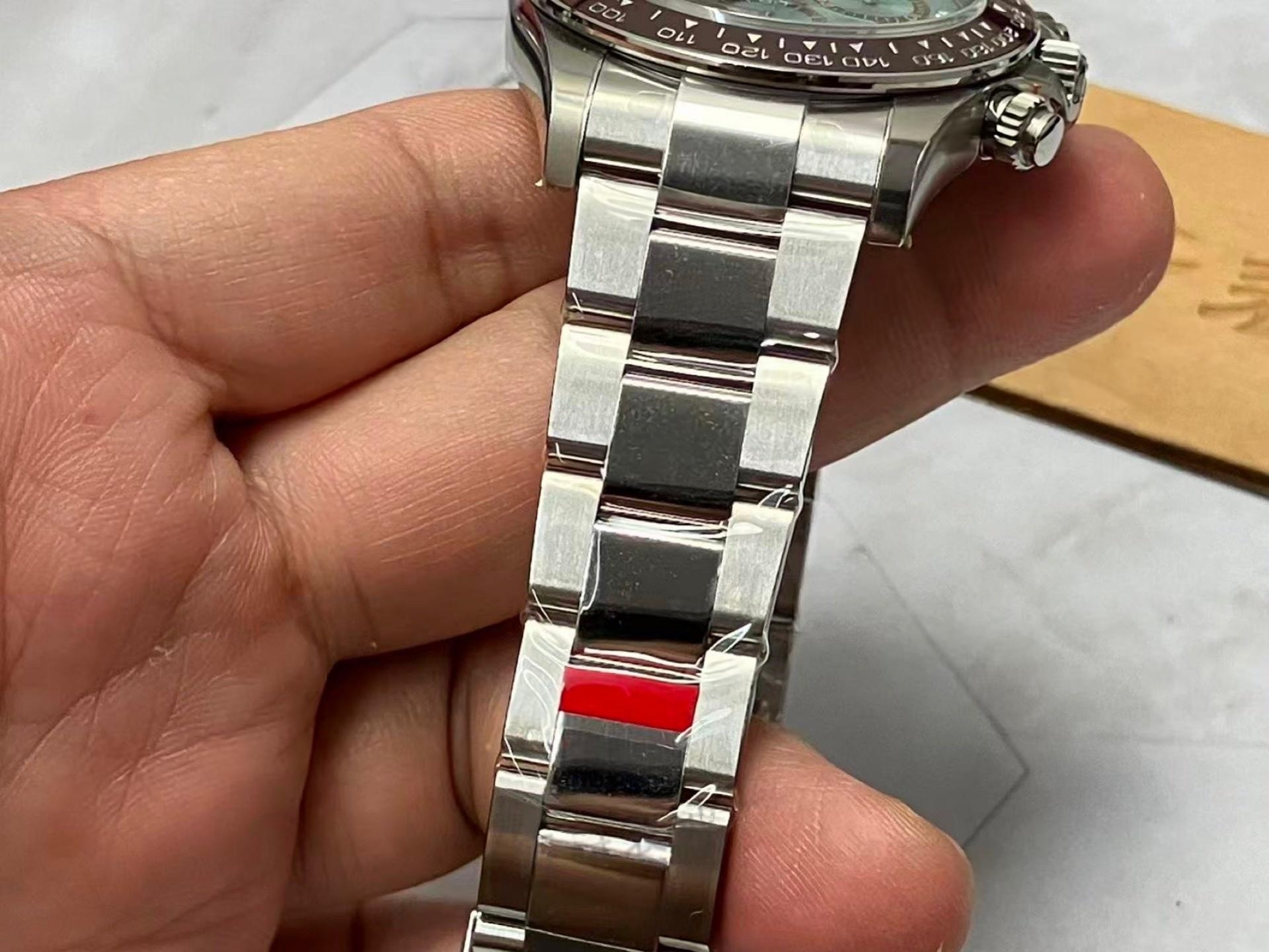 VS Factory Rolex ağırlık dengeli Buzul Mavisi Daytona: Dandong 4131 mekanizmasına yükseltildi, 177 grama çıktı, elde tam oturuyor, detaylar yerli yerinde — 9. fotoğraf
