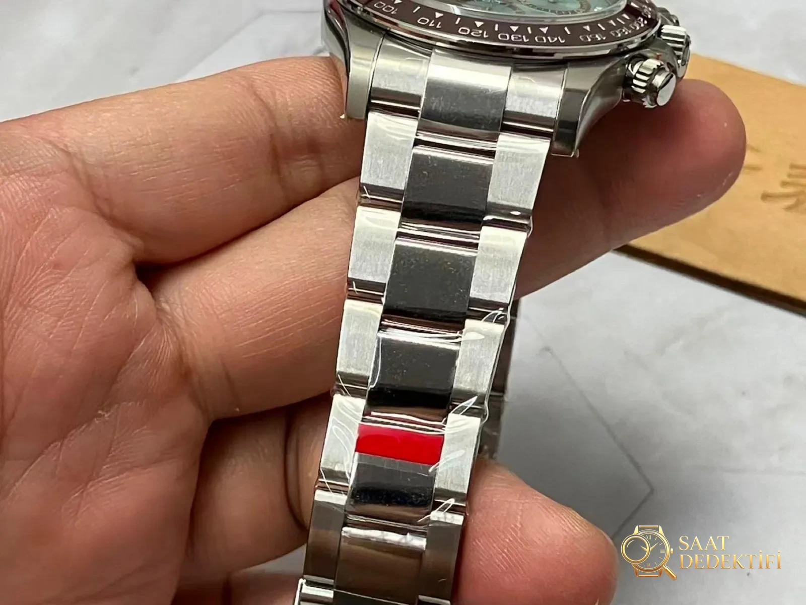 VS Factory Rolex ağırlık dengeli Buzul Mavisi Daytona: Dandong 4131 mekanizmasına yükseltildi, 177 grama çıktı, elde tam oturuyor, detaylar yerli yerinde - Fosfor ve Super-LumiNova Gece Görünümü