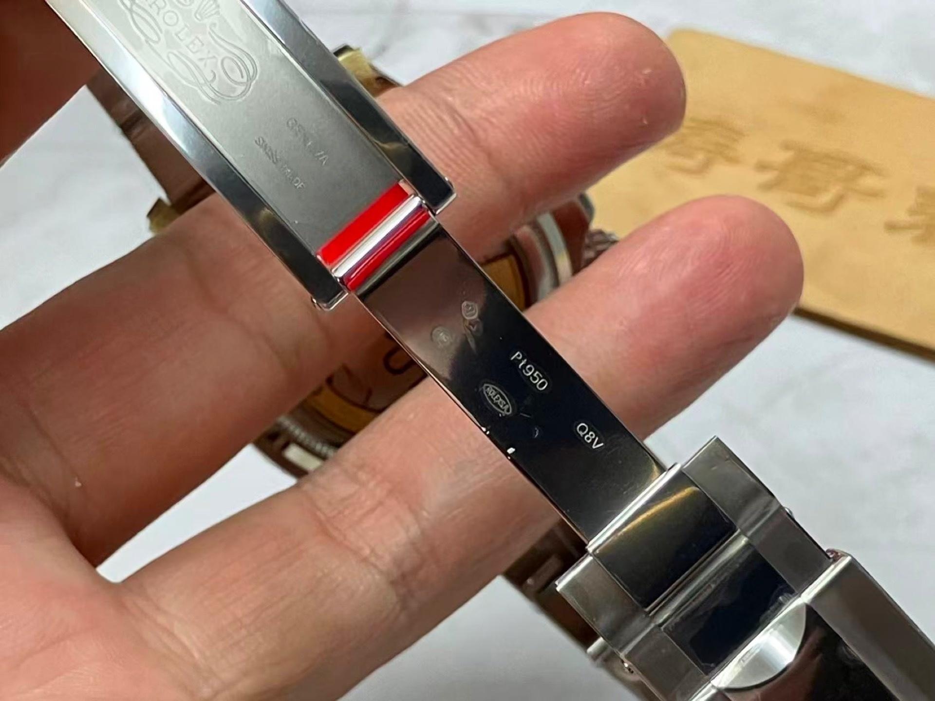 VS Factory Rolex ağırlık dengeli Buzul Mavisi Daytona: Dandong 4131 mekanizmasına yükseltildi, 177 grama çıktı, elde tam oturuyor, detaylar yerli yerinde — 11. fotoğraf
