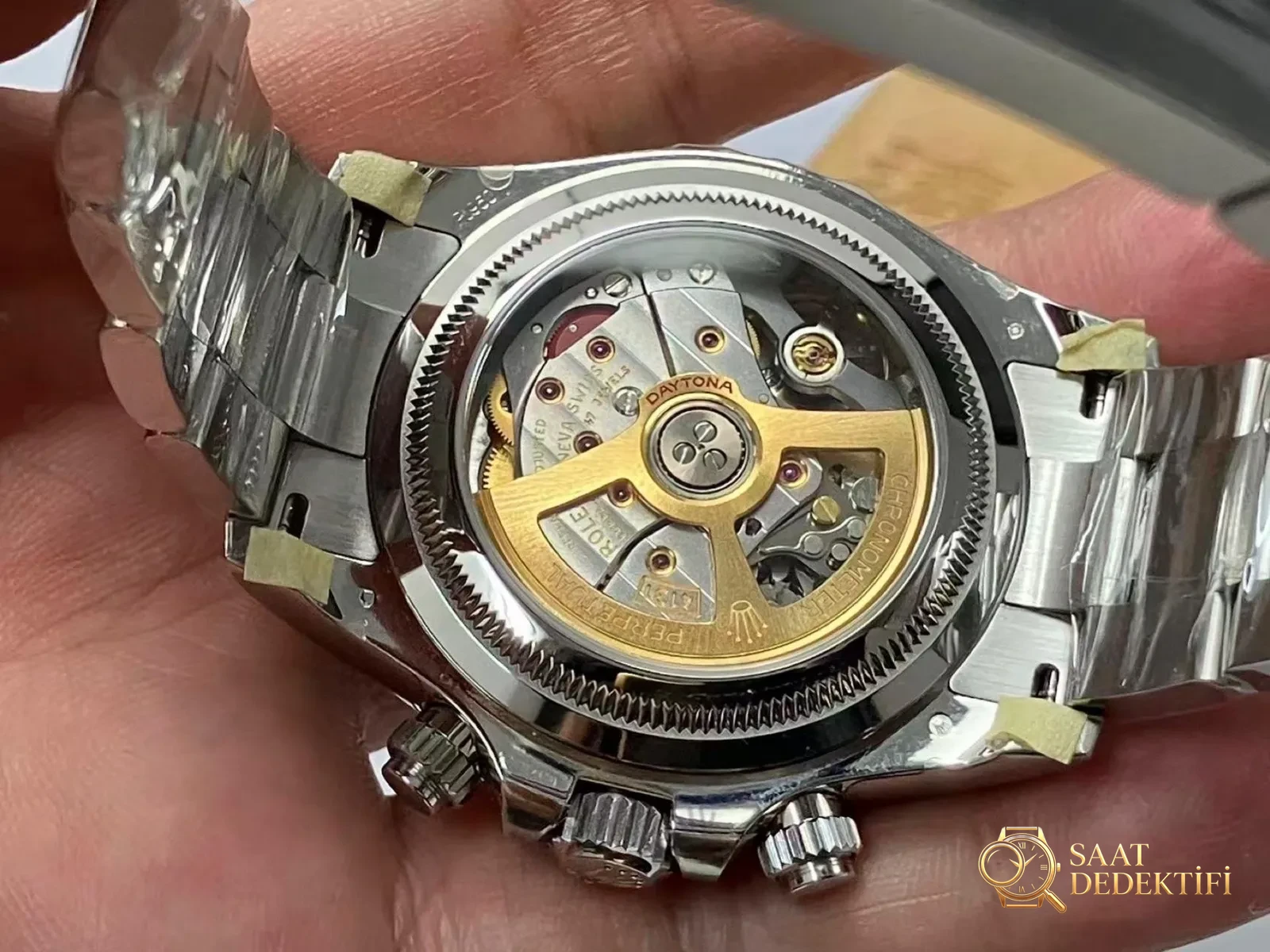 VS Factory Rolex ağırlık dengeli Buzul Mavisi Daytona: Dandong 4131 mekanizmasına yükseltildi, 177 grama çıktı, elde tam oturuyor, detaylar yerli yerinde - Cam Yansıma Önleyici (AR) Kaplama