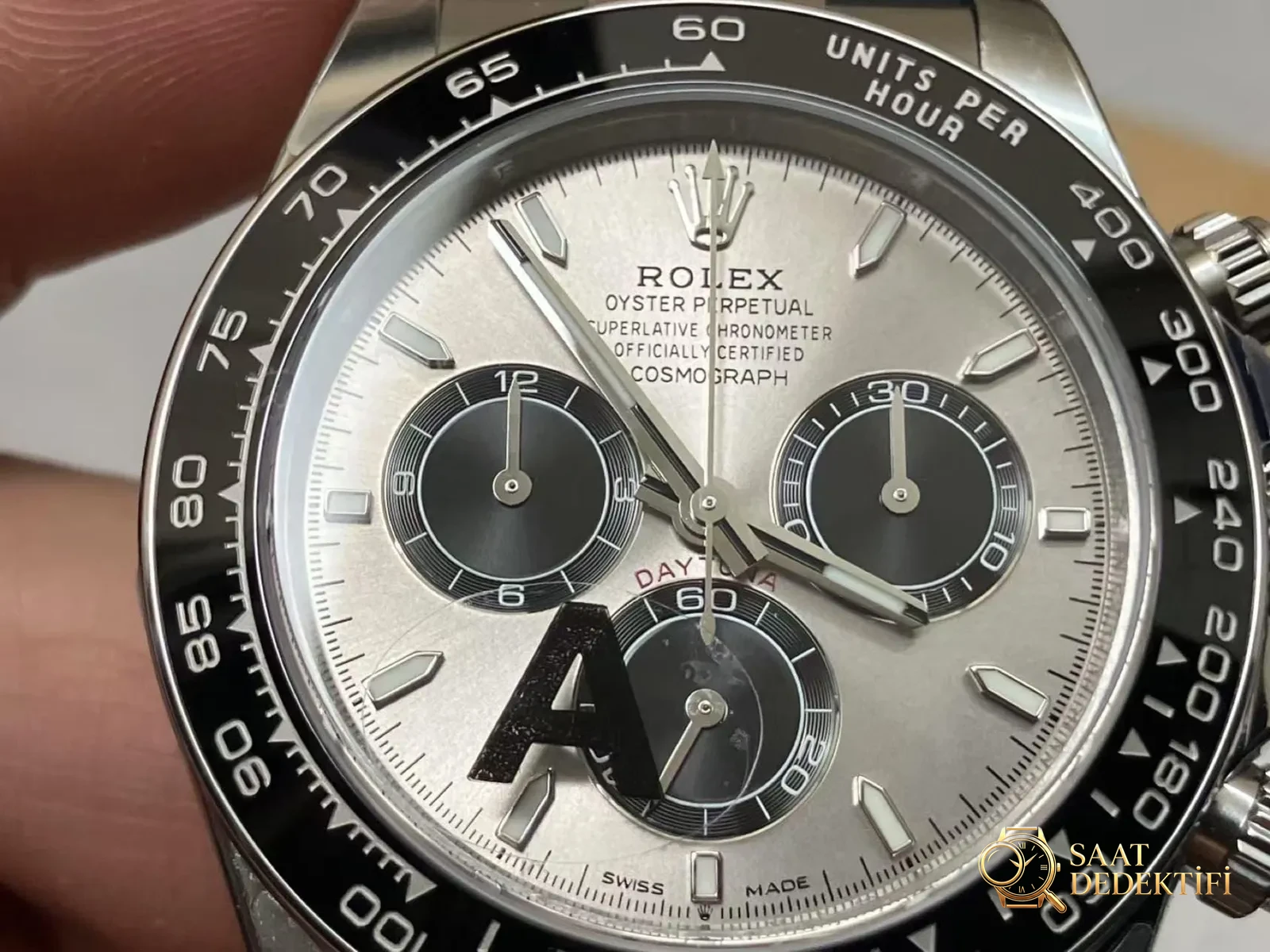 VS Factory Rolex ağırlık dengeli gri kauçuk kayışlı Daytona / beyaz altın Daytona, Dantong 4131 mekanizma 137 gram işçilik nasıl? - fotoğraf 7