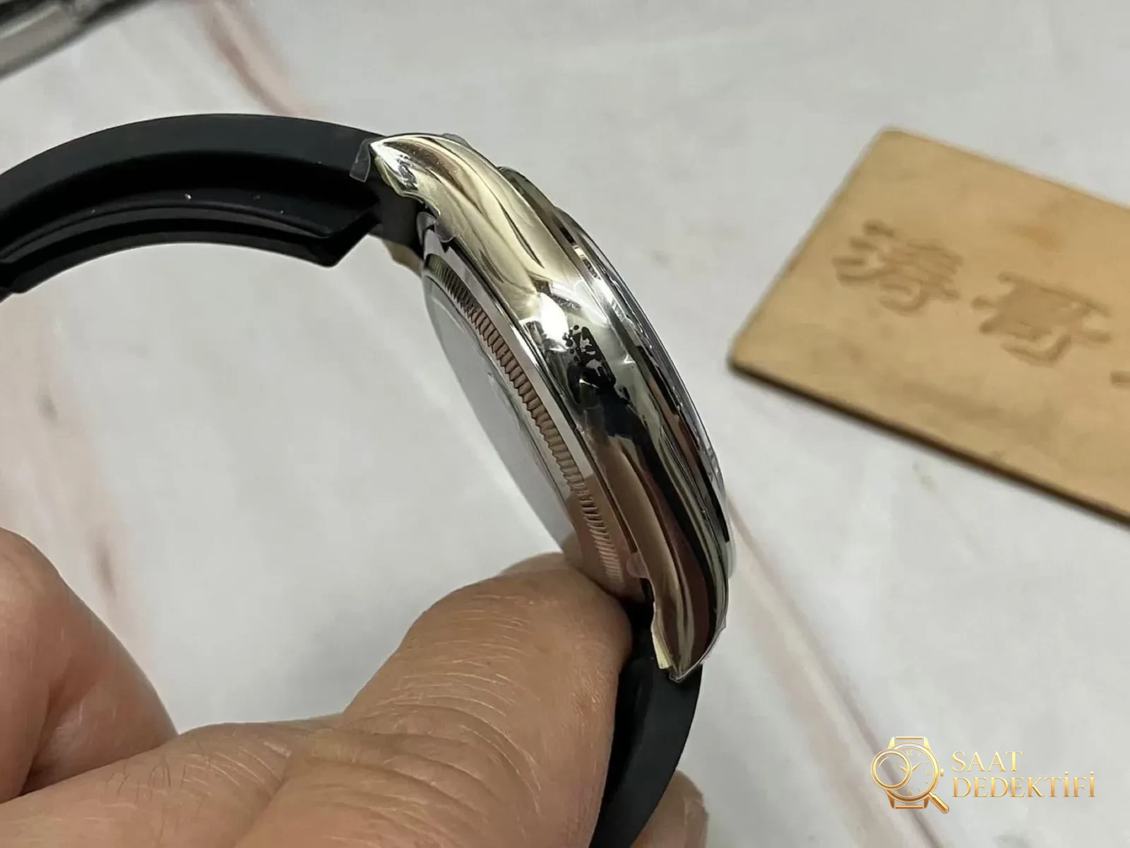 VS Factory Rolex ağırlık dengeli gri kauçuk kayışlı Daytona / beyaz altın Daytona, Dantong 4131 mekanizma 137 gram işçilik nasıl? - fotoğraf 11