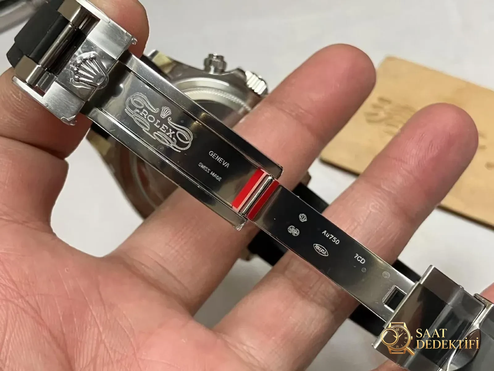 VS Factory Rolex ağırlık dengeli gri kauçuk kayışlı Daytona / beyaz altın Daytona, Dantong 4131 mekanizma 137 gram işçilik nasıl? - fotoğraf 16