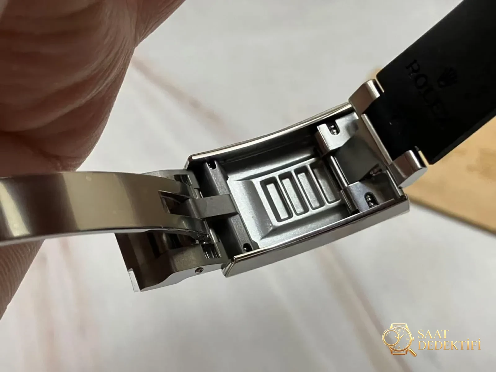 VS Factory Rolex ağırlık dengeli gri kauçuk kayışlı Daytona / beyaz altın Daytona, Dantong 4131 mekanizma 137 gram işçilik nasıl? - fotoğraf 17