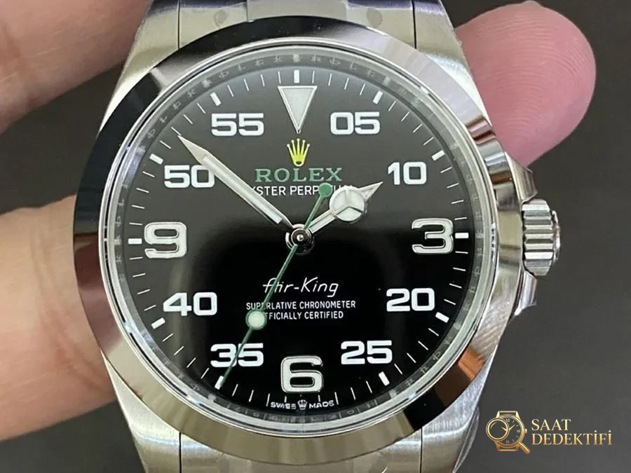 Rolex Air-King M126900-0001 VS Factory İncelemesi - Ön Görünüm ve Kasa Tasarımı