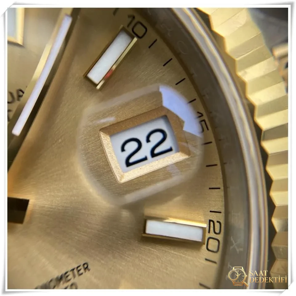 VS Factory Rolex altın-çelik Datejust 41 mm 3235 mekanizmalı replika saatin kalitesi iyi mi? - Arka Kapak ve Mekanizma Detayı